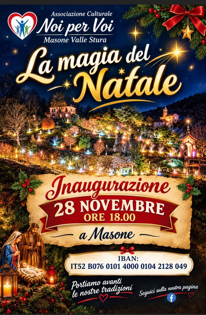 NOI PER VOI Masone Valle Stura